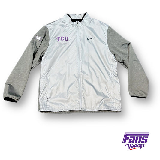 Super Nice! TCU Basketball Coach Issued Team Exclusive Premium Nike Golf Full Zip Jacket