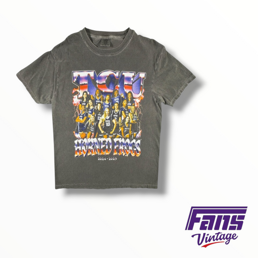 TCU WBB 2024-25 Roster Tee with Vintage Feel