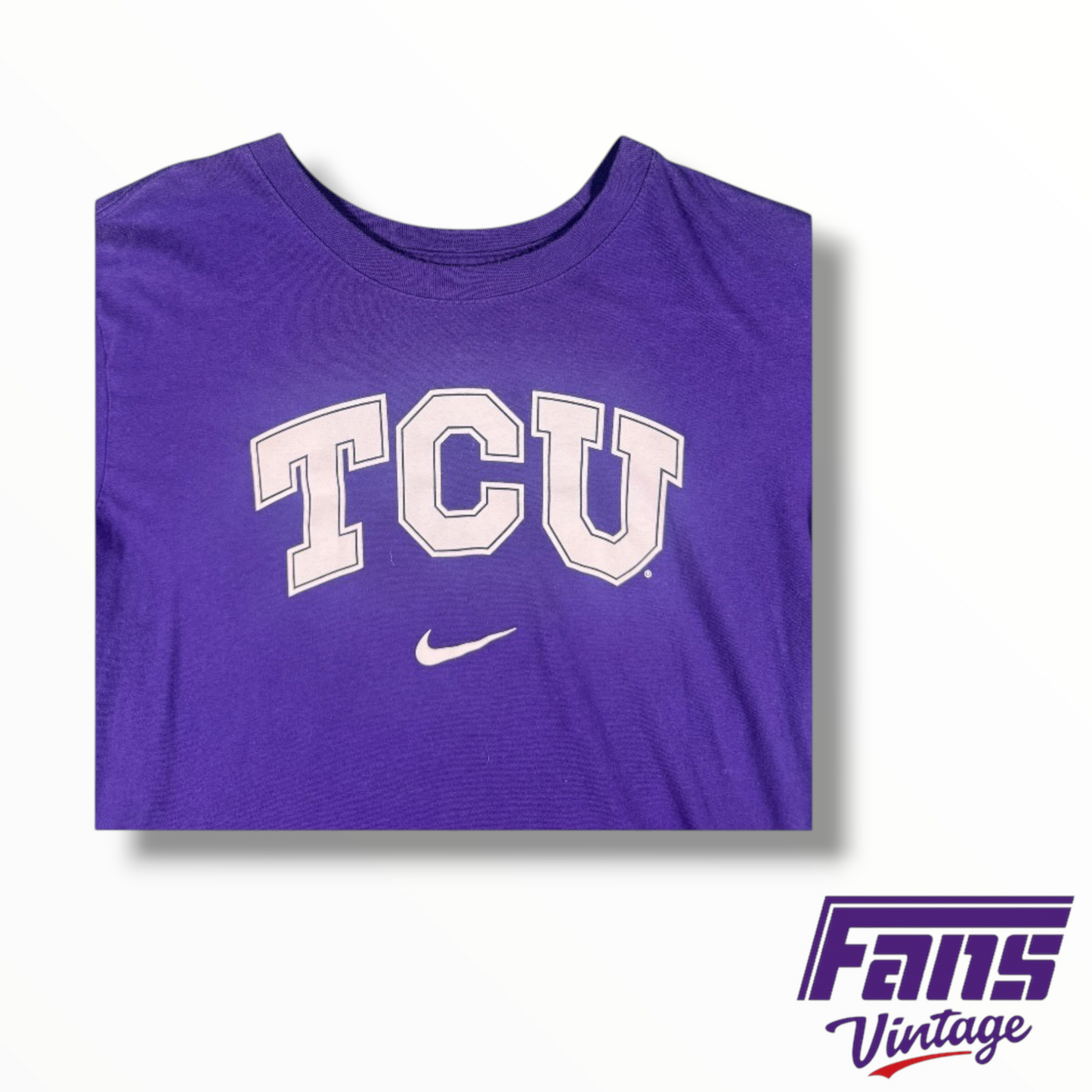 TCU Team Issued Purple Nike Tee