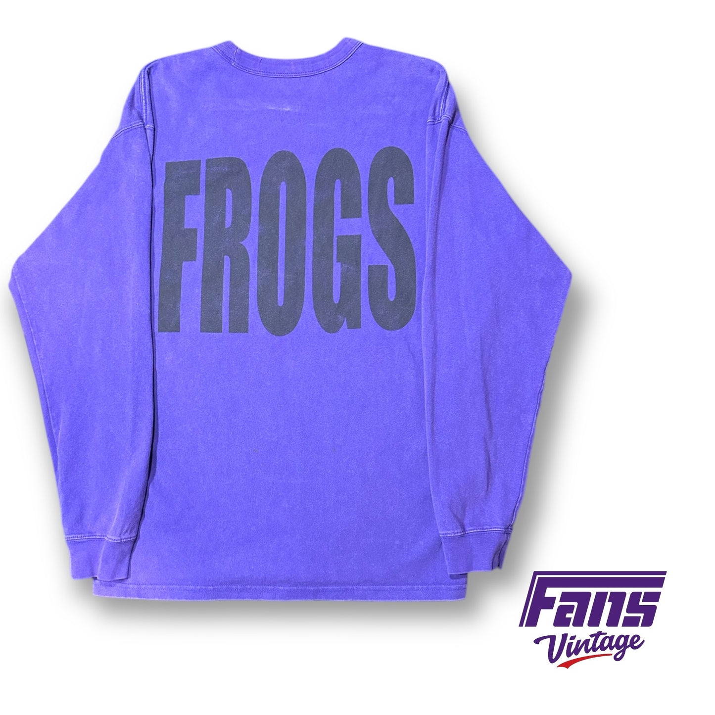 *Rare Team Custom* TCU Basketball Team Issue Nike Sportswear Crewneck Long Sleeve Shirt with Custom Graphics!