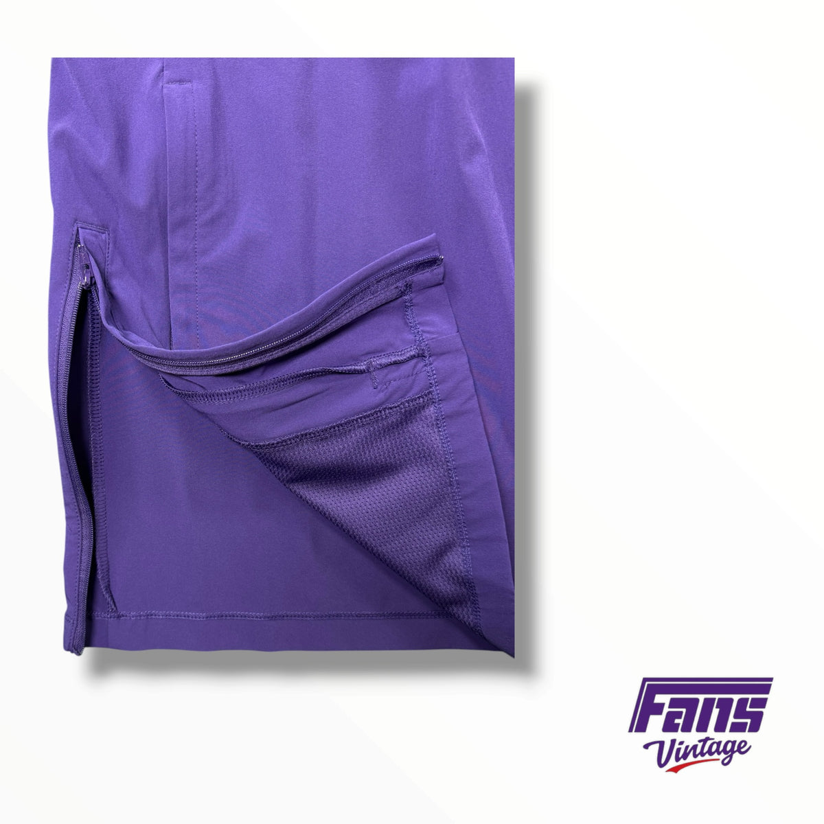 TCU Team Issue Nike Quarter Zip Premium Matte Sideline Windbreaker Pullover