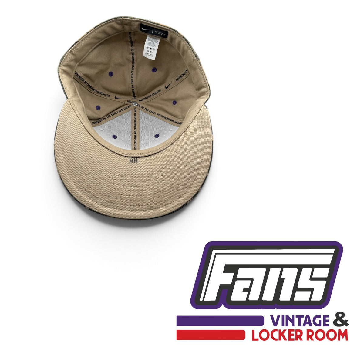TCU Baseball Game Worn Armed Forces Appreciation Hat with Unique Texas Flag Detail