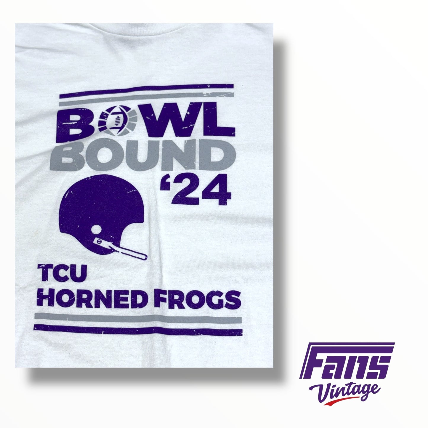 TCU team Issued 2024 Bowl Bound Football T-Shirt