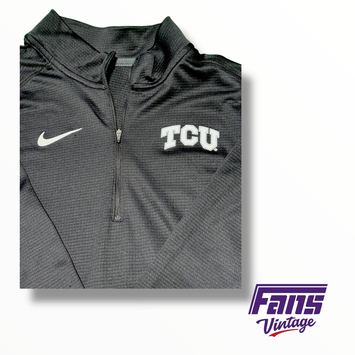 TCU Nike Team Issued Dri-Fit Quarter Zip