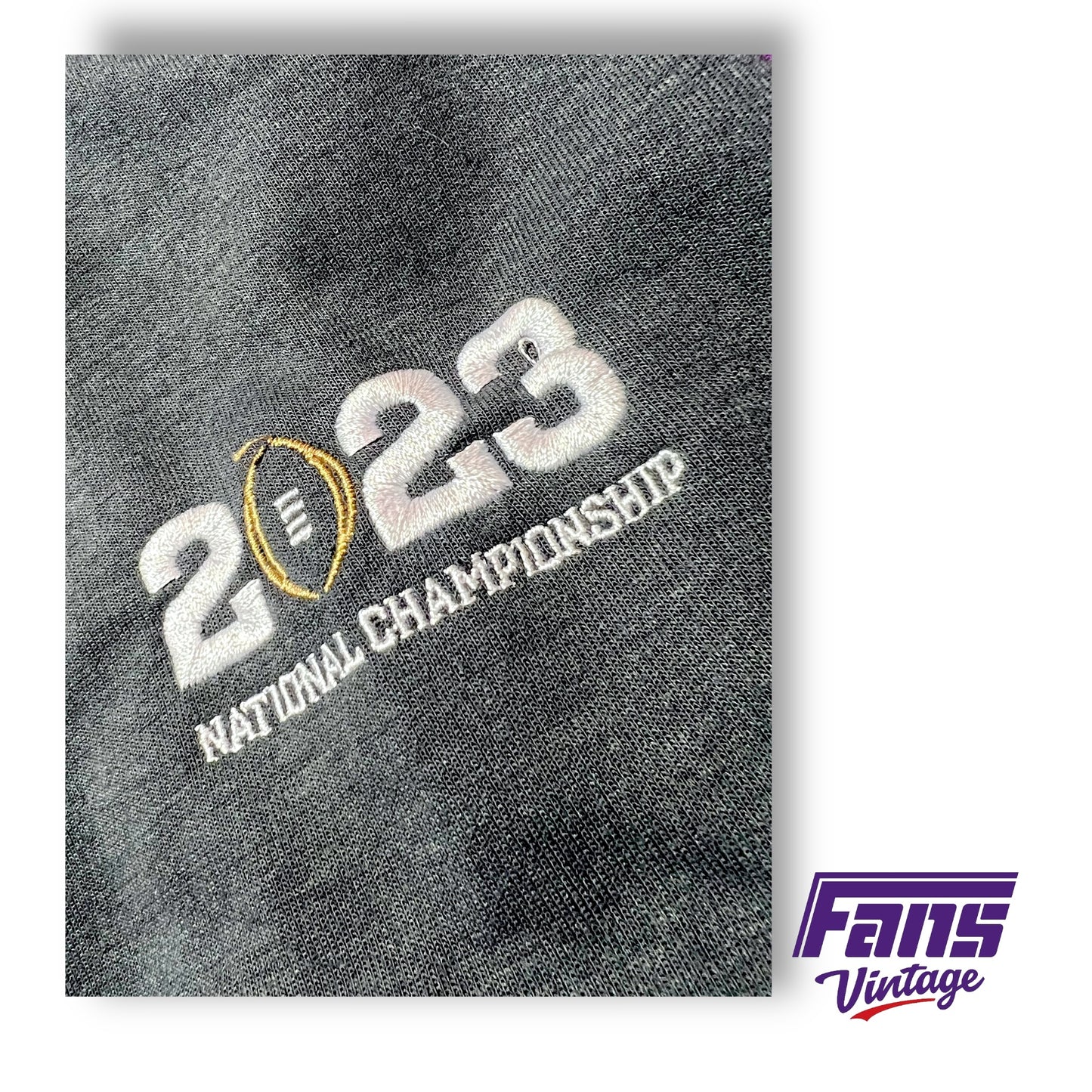 RARE - TCU Football National Championship Team Exclusive CFP 2023 Nike “Move to Zero” Premium Lightweight Player Jacket
