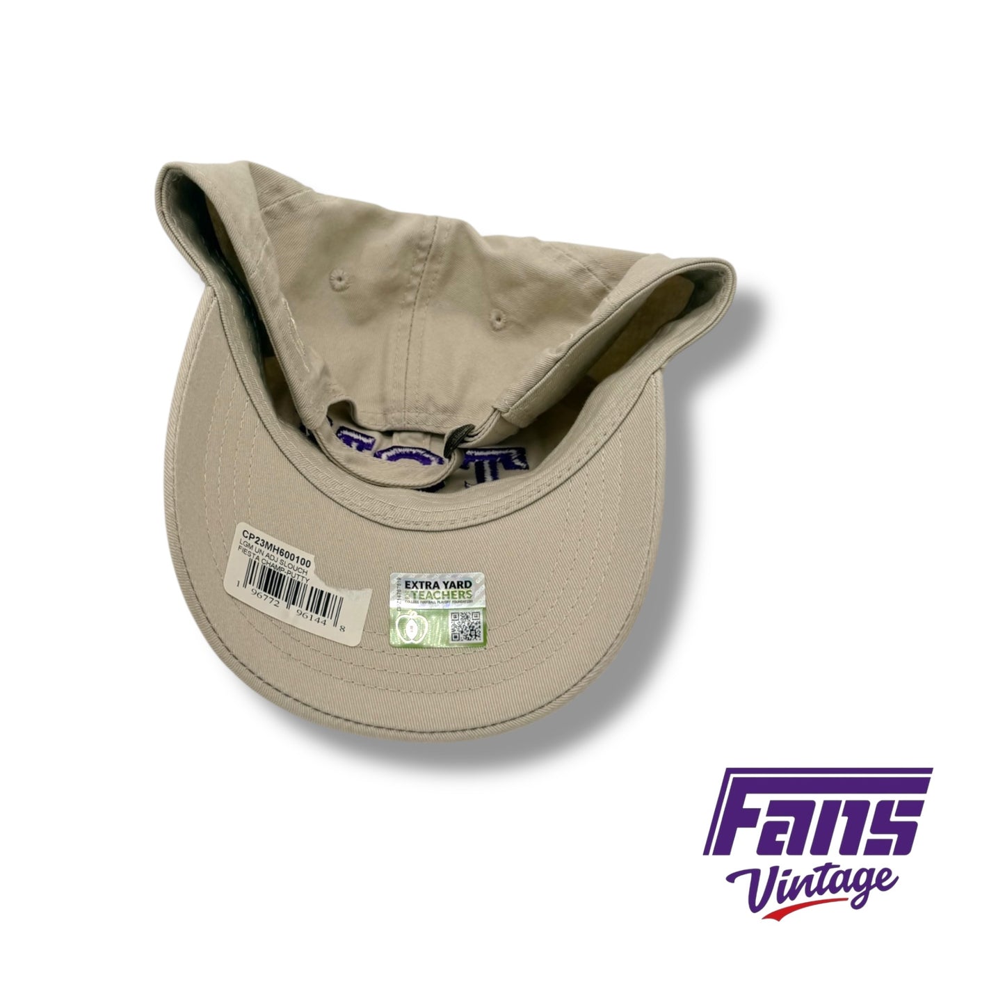 TCU Football 2023 CFP dad style hat with embroidered logo - New with Tags!
