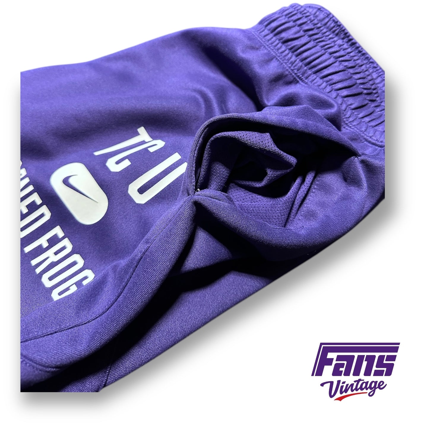 TCU Nike Basketball Team Issue Training and Travel Tapered Sweatpants