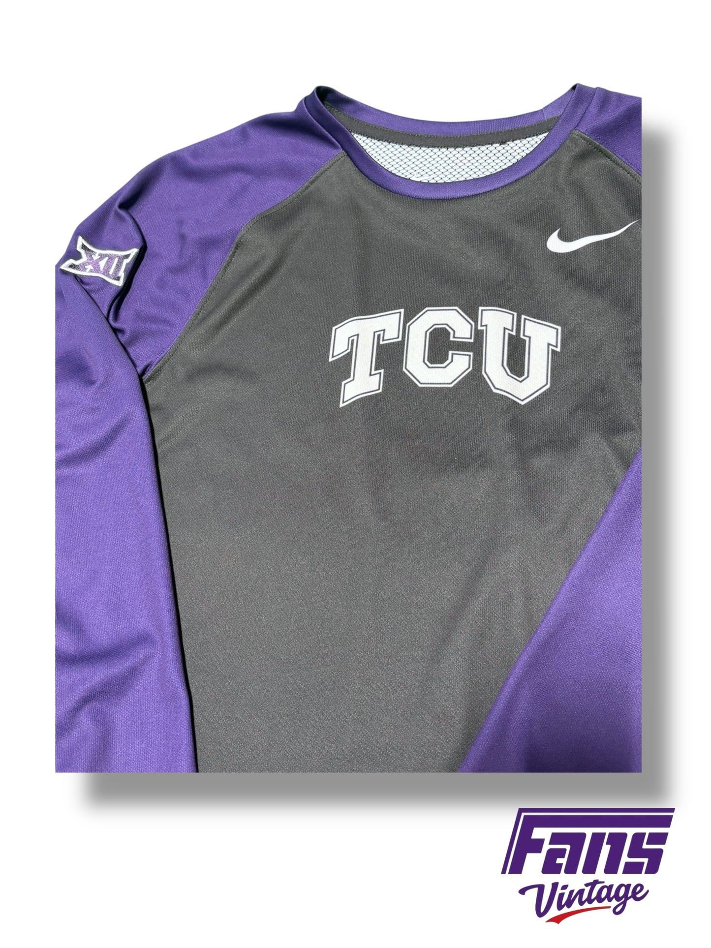 TCU Men’s Basketball Team issued warm up shirt
