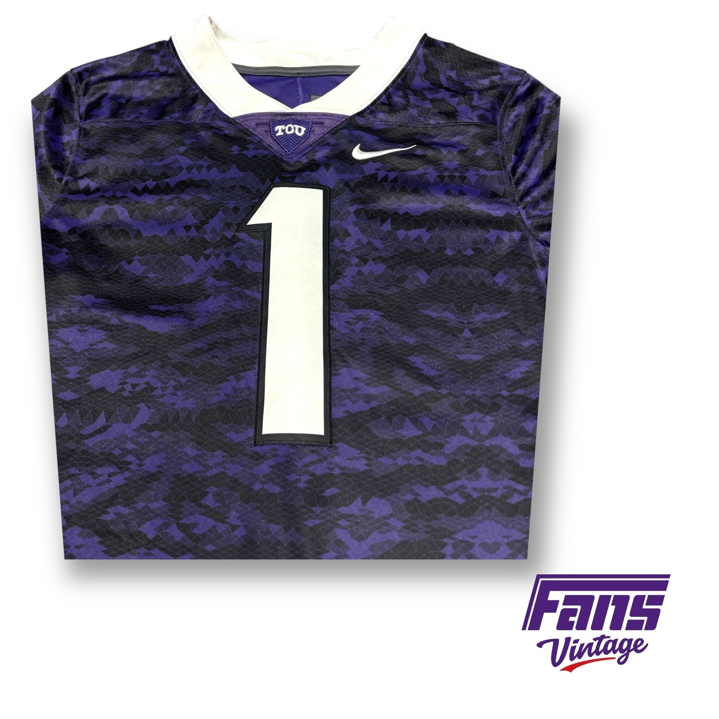 2014 Purple Frogskin TCU Football Jersey - Limited Edition Stitched Version!