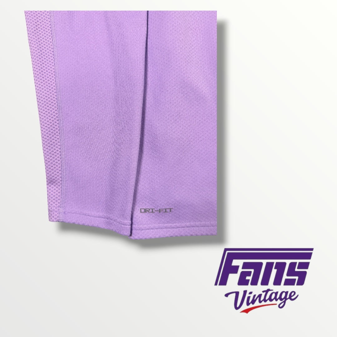 TCU Womens Basketball Coach’s Nike Lavender Quarterzip Pullover