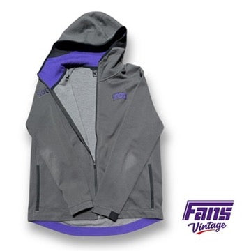 TCU Basketball Team Issue “Showtime” Custom Nike Full Zip Jacket With Hood