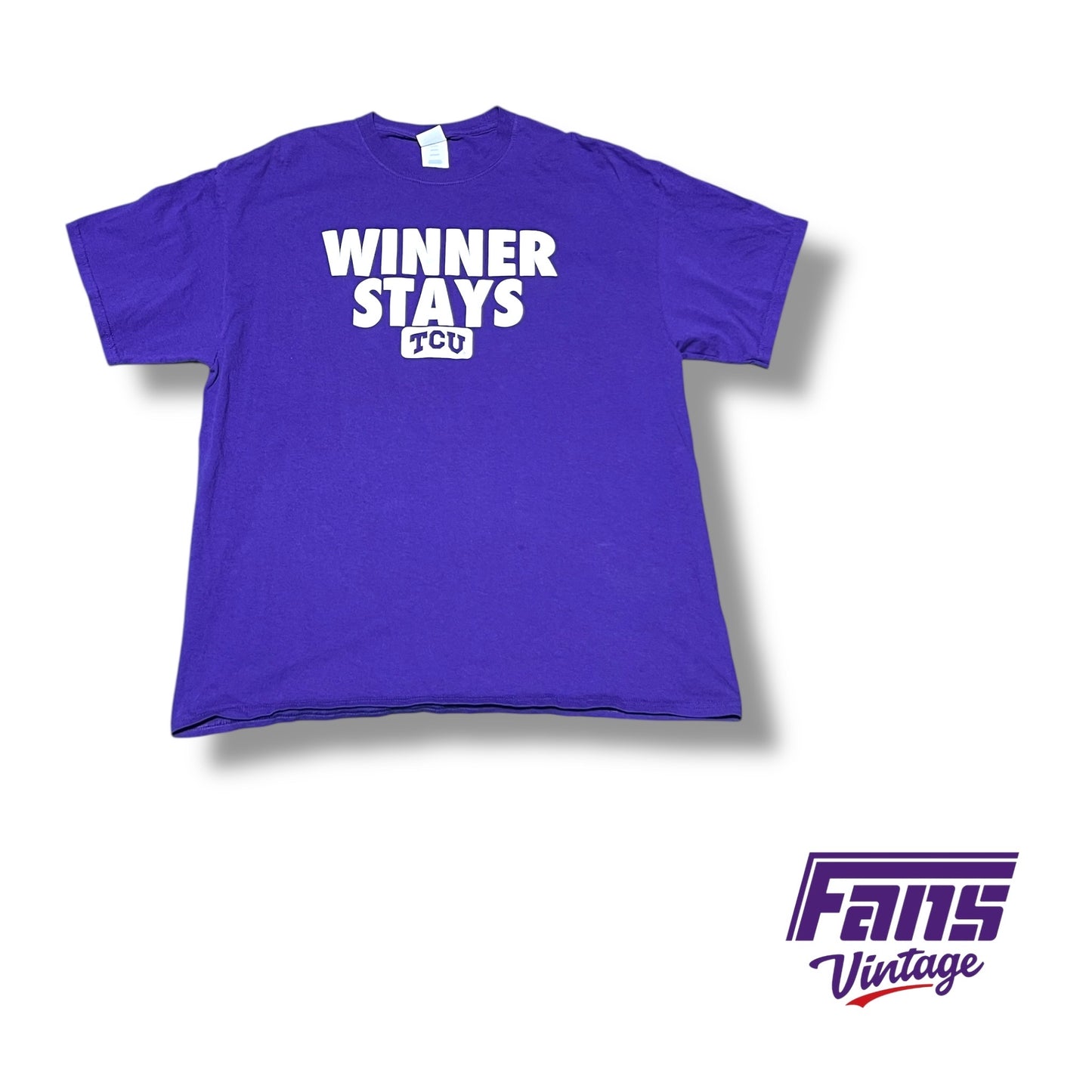 TCU Women’s Basketball March Madness Team Custom “Winner Stays” Sweet 16 Locker Room Tee