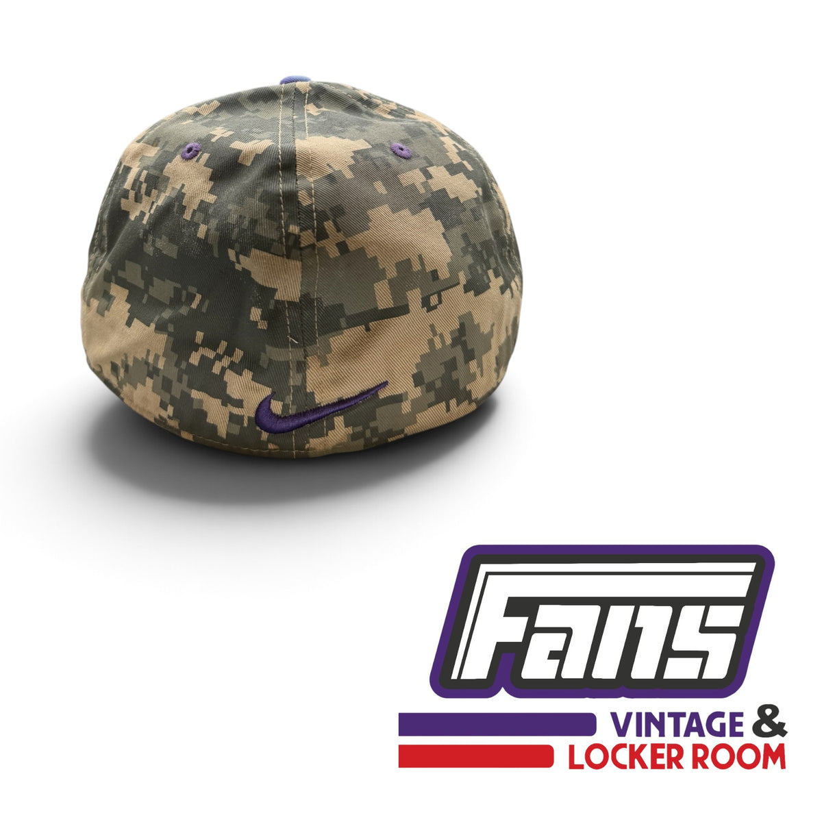 TCU Baseball Game Worn Armed Forces Appreciation Hat with Unique Texas Flag Detail