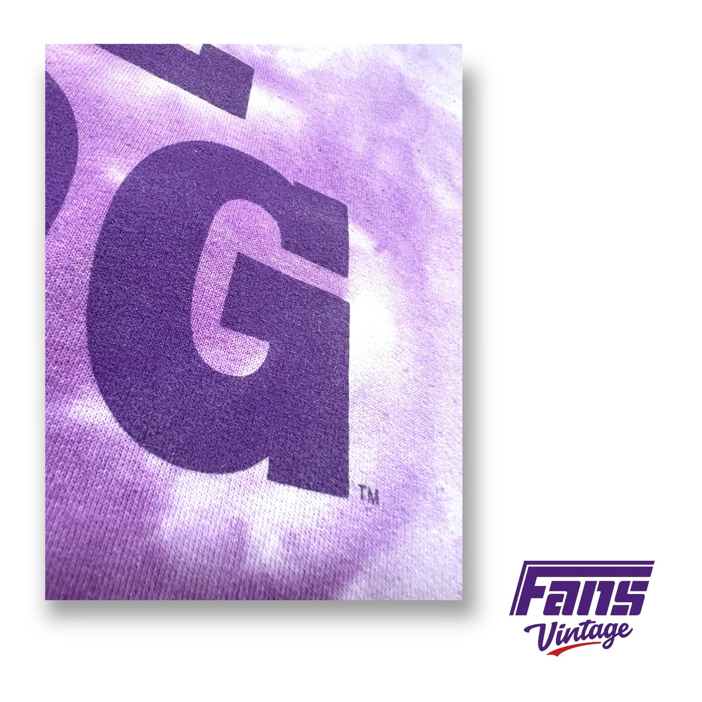 TCU Tie Dye “FEAR THE FROG” Crewneck Sweater