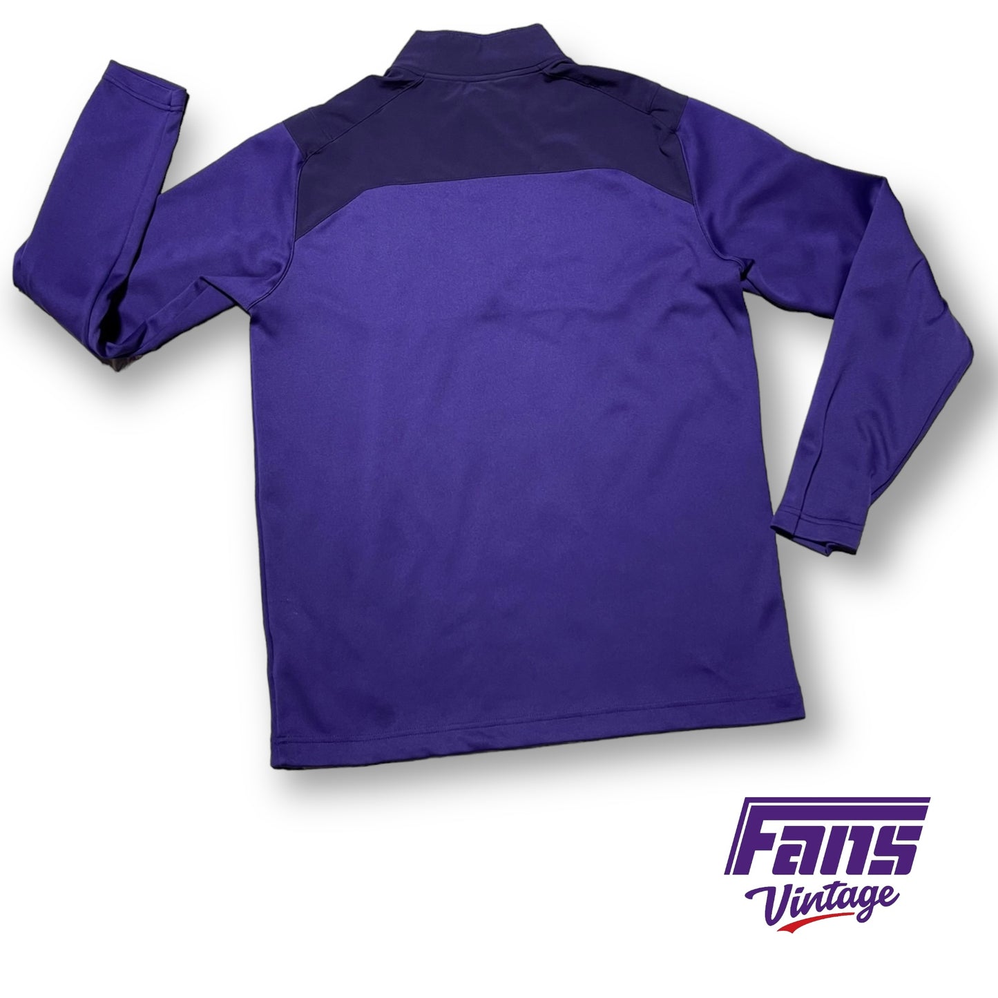 Premium TCU Team Issue Nike Golf Tour Performance Quarterzip Pullover