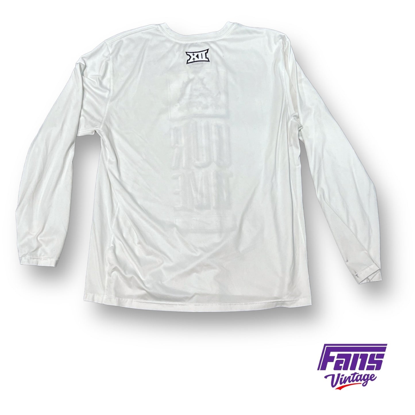 TCU Basketball Player Issue “OUR TIME” March Madness Warmup Shirt