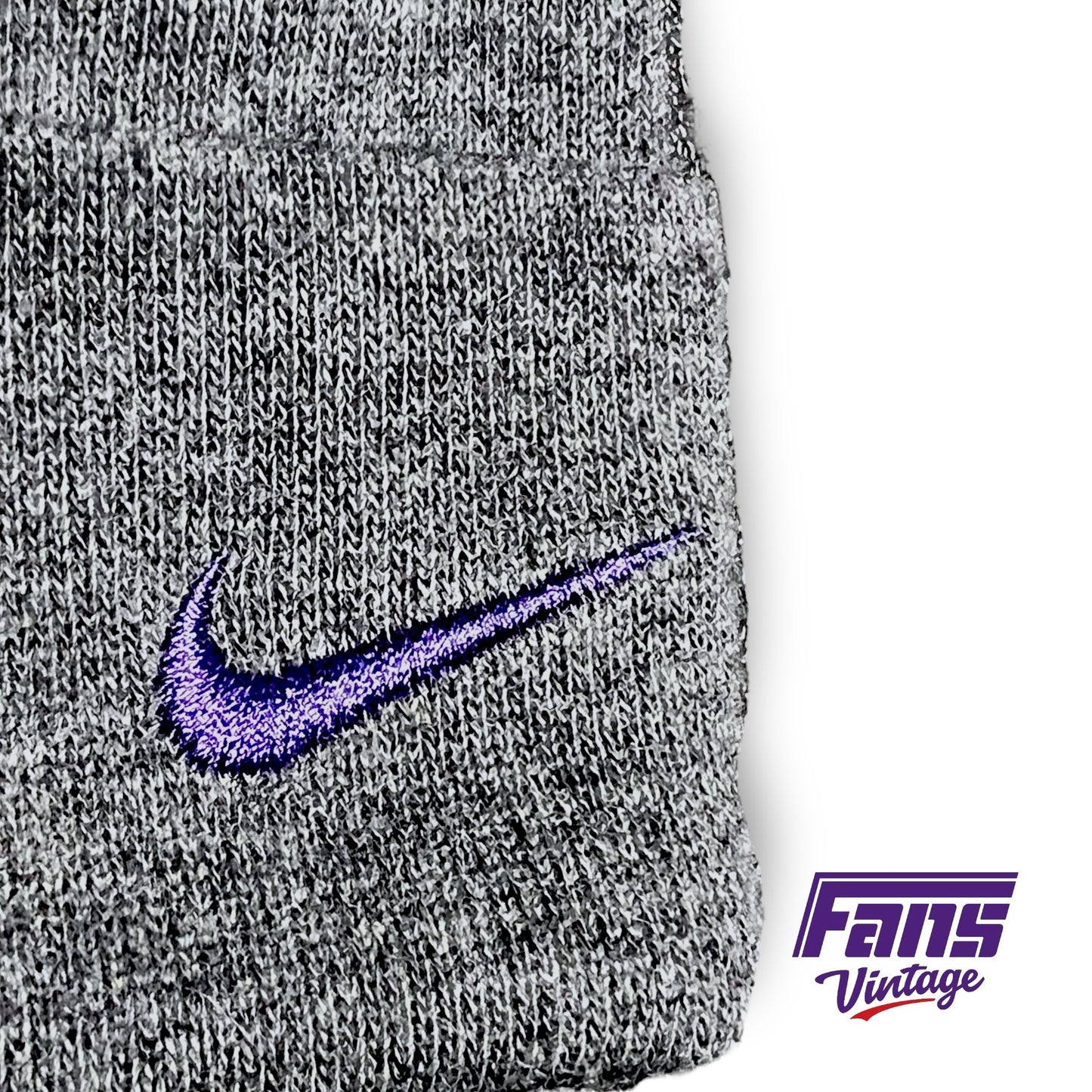 TCU Football Team Issued Sideline and Training Nike Skullcap Beanie - New with Tags!