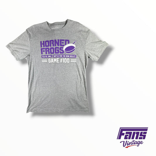 TCU Football Team Issued Iron Skillet 100th Game Shirt