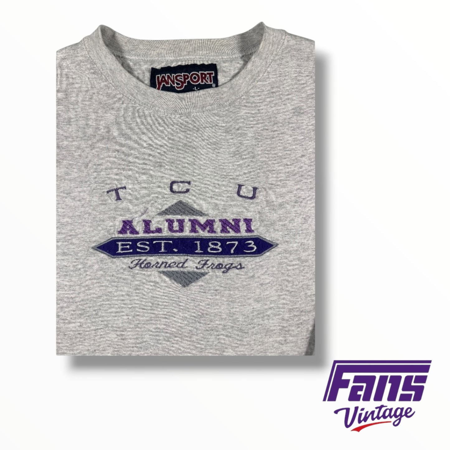 Vintage Jansport TCU Alumni Embroidered Pullover