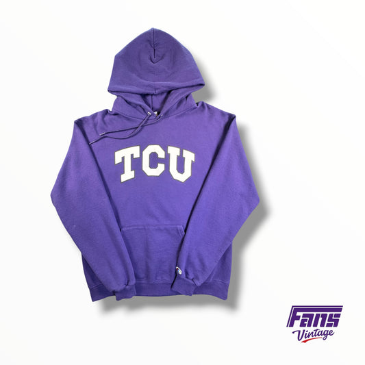 Retro TCU Champion Drawstring Hoodie