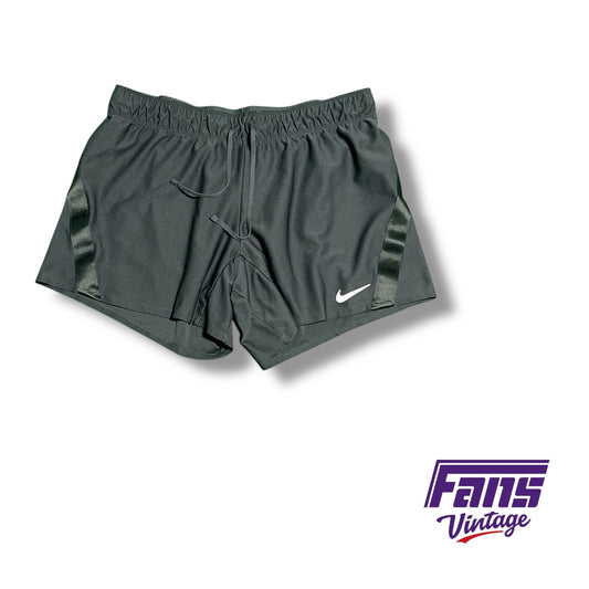 TCU Nike Team Issued dark grey running shorts