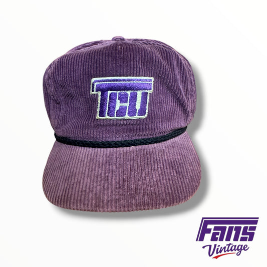 GRAIL Vintage Flying T Logo TCU Corduroy Rope Hat
