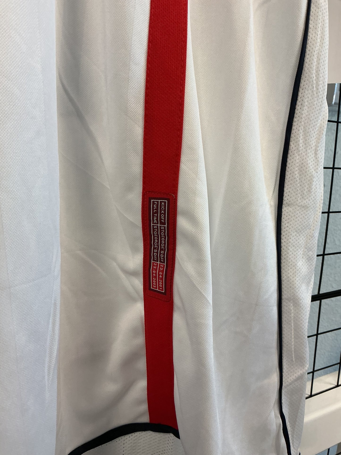 Vintage 2002 World Cup David Beckham England Jersey