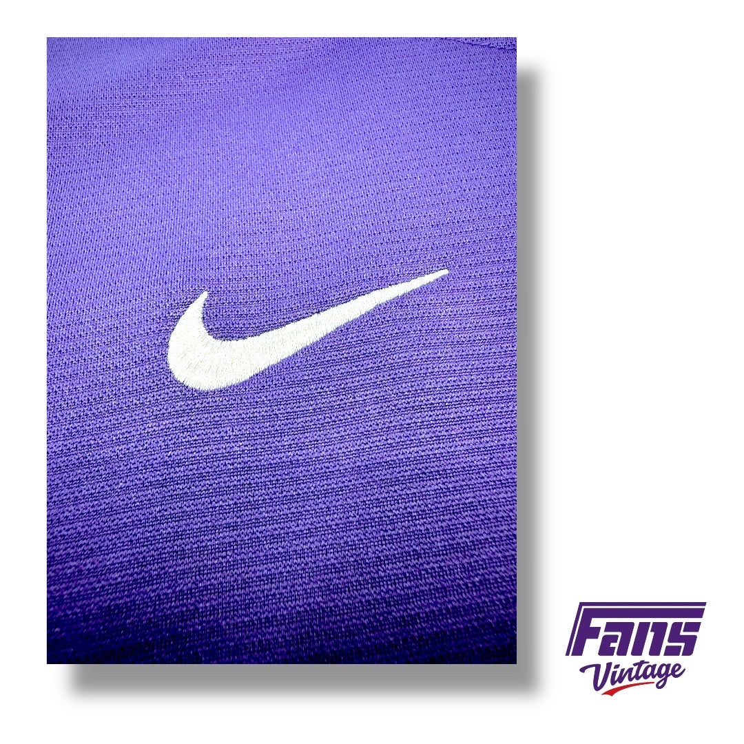 TCU Team Issue Woven Quarterzip Pullover with premium details