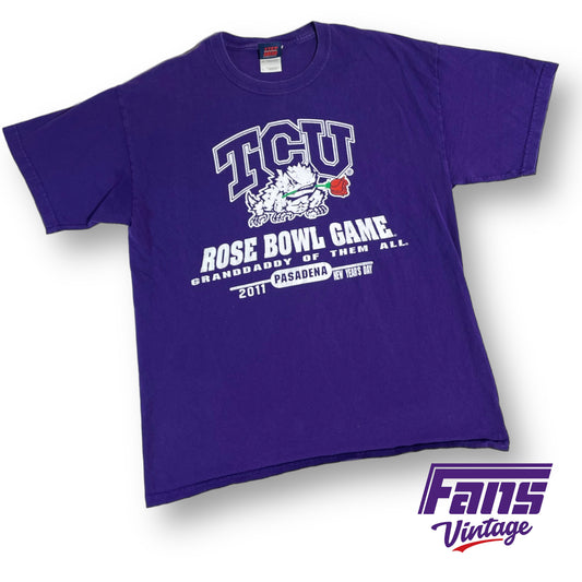 Vintage TCU Rose Bowl Tee - Helmet Logo!