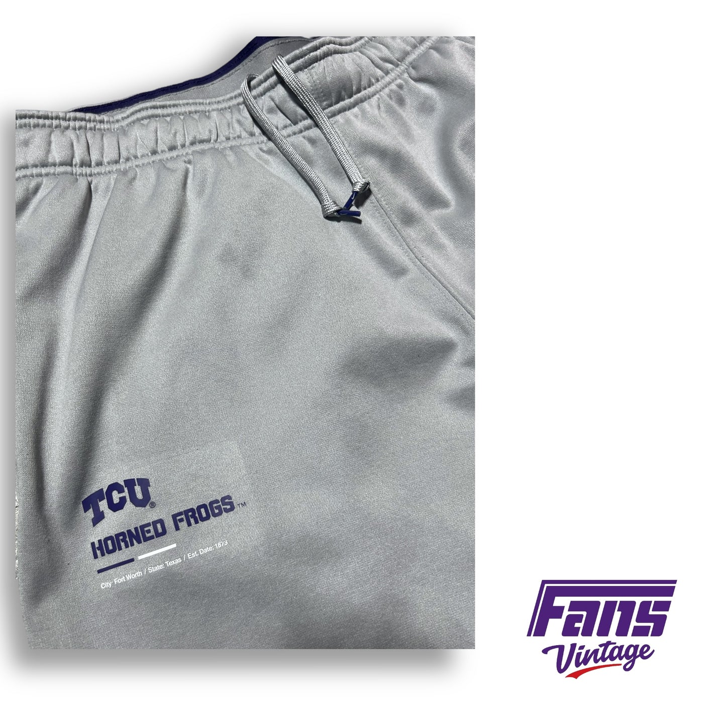TCU Basketball Team Issued Nike Thermafit Jogger Sweatpants