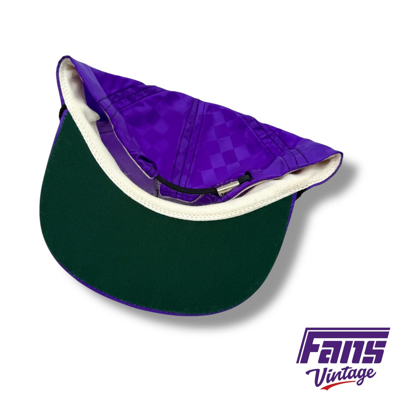 Fans Originals “Frogs” Script Logo 90s Vintage Soccer Style Checkered Rope Hats