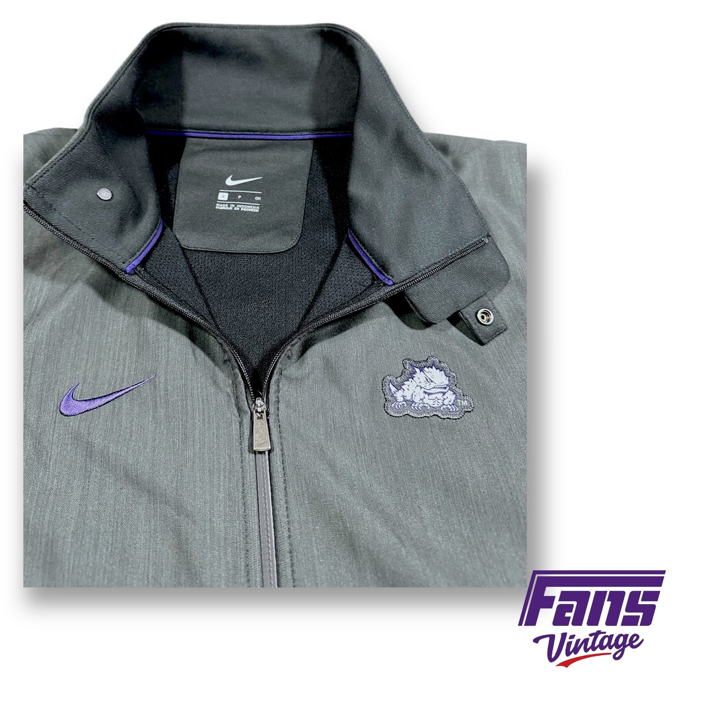 TCU Team Exclusive Premium Full Zip Nike Jacket - New With Original Tags