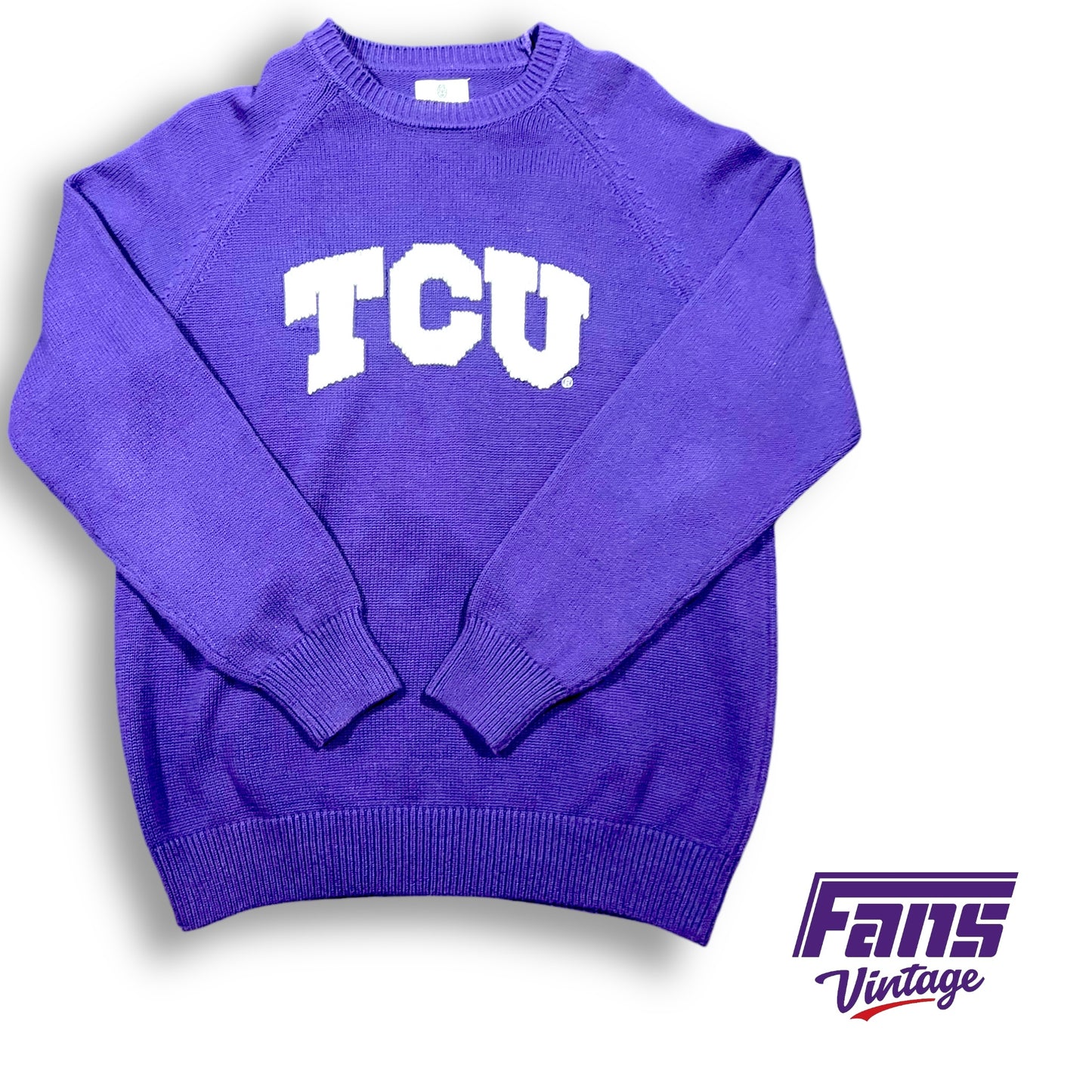 Vintage Throwback Designer Knit TCU Sweater by HillFlint