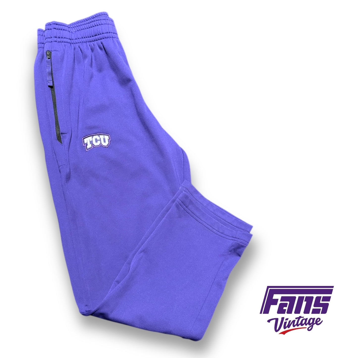 TCU Basketball Team Issue Premium Nike Dri-Fit Tapered Lounge Travel Pants