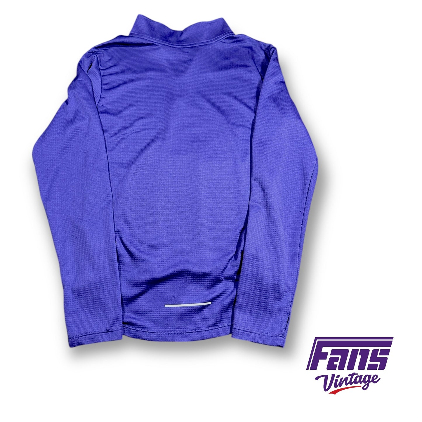 TCU Team Issue Premium Weave Lightweight Quarter Zip Pullover