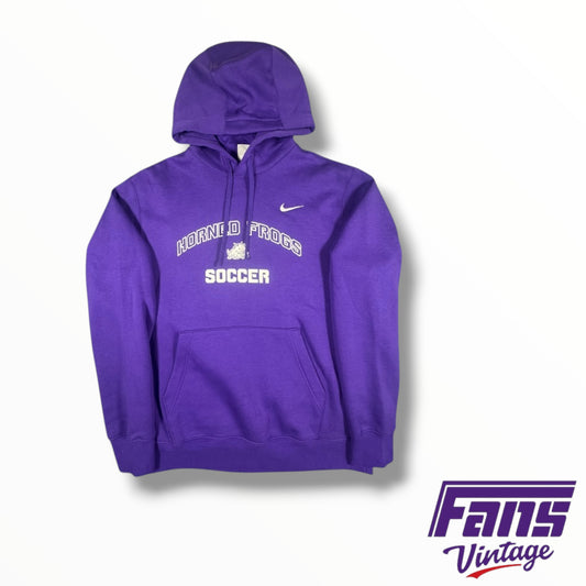 Team-Issued Nike TCU Purple Horned Frogs Soccer Hoodie