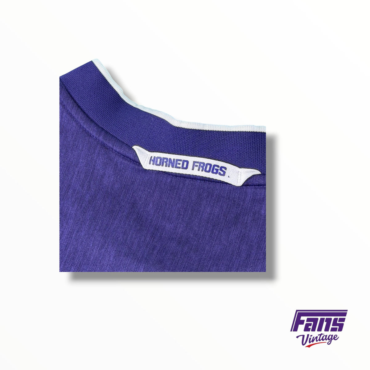 TCU Football Sideline Nike Long Sleeve Purple Quarter Zip Pullover