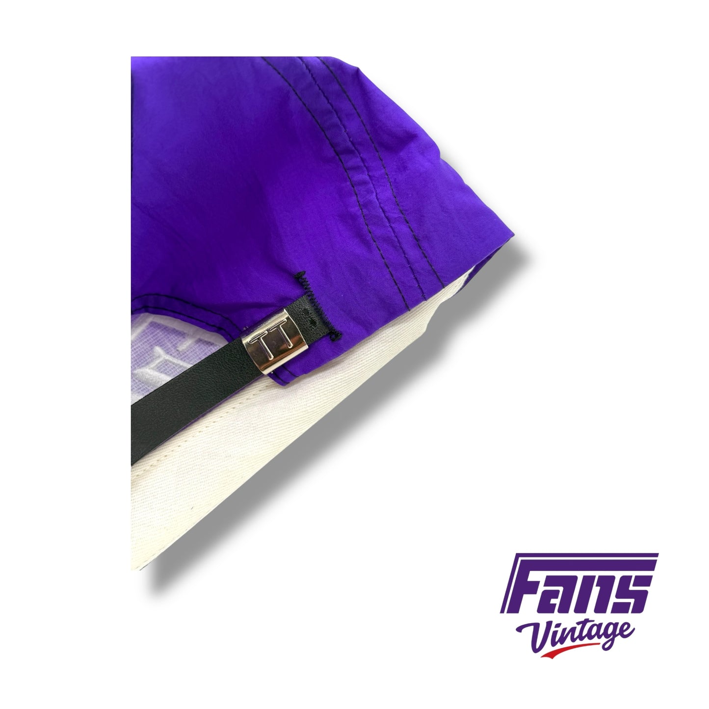 Fans Originals “Frogs” Script Logo 90s Vintage Rope Hats - Electric Grape Matte Material
