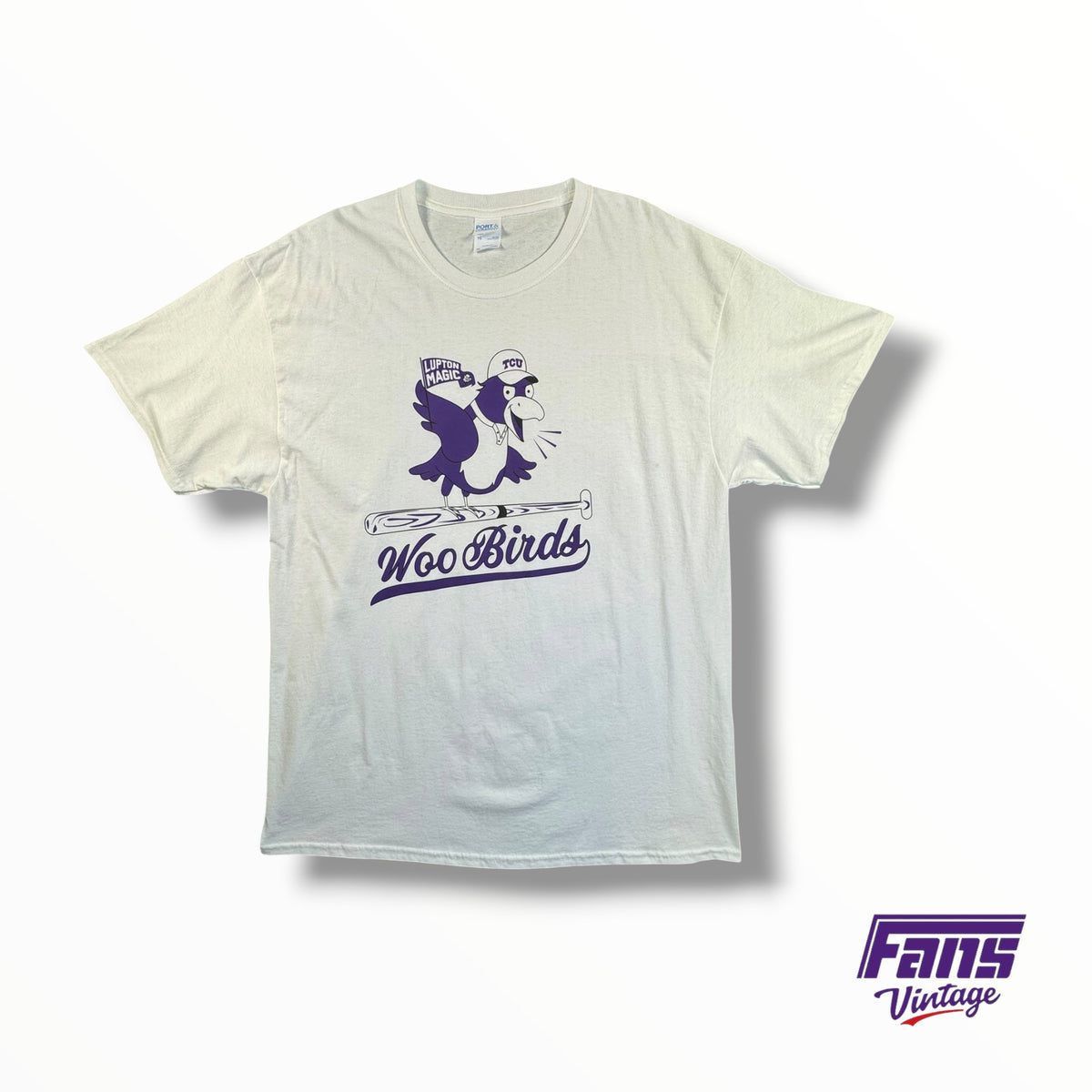 Retro TCU ‘Woo Birds’ Baseball Tee