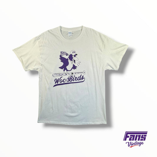 Retro TCU ‘Woo Birds’ Baseball Tee