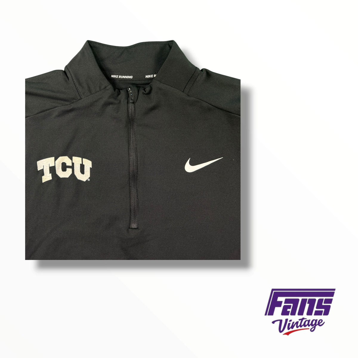 TCU Nike Blackout Alamo Bowl Team Issued QuarterZip
