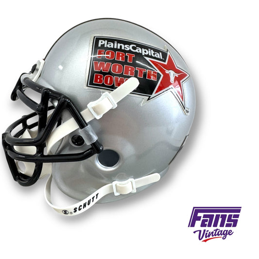 Fort Worth Bowl Commemorative Mini Helmet in original packaging!