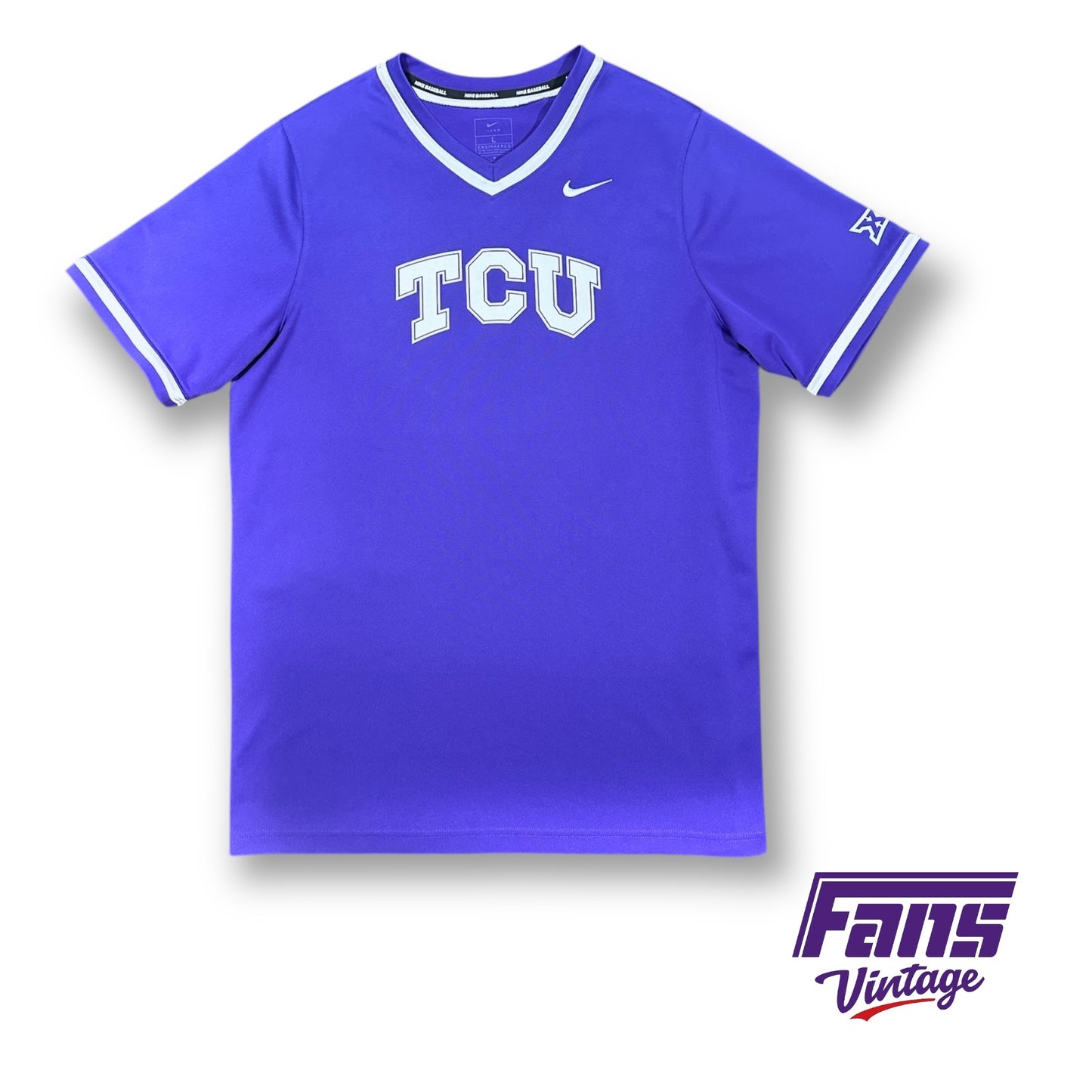 2022 TCU Baseball Game Worn Jersey - CWS Season Practice Jersey!