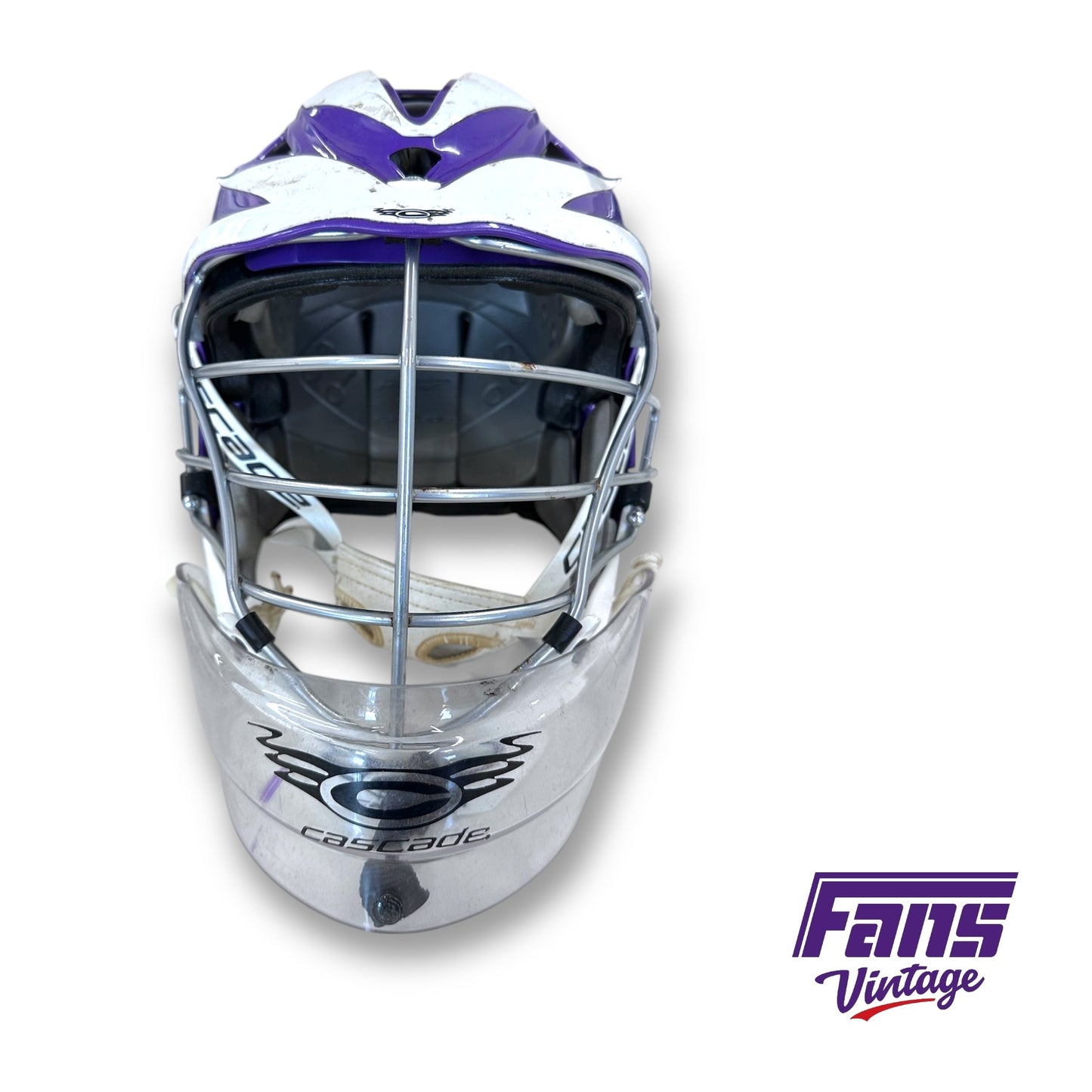 Vintage 2010s TCU Lacrosse Helmet