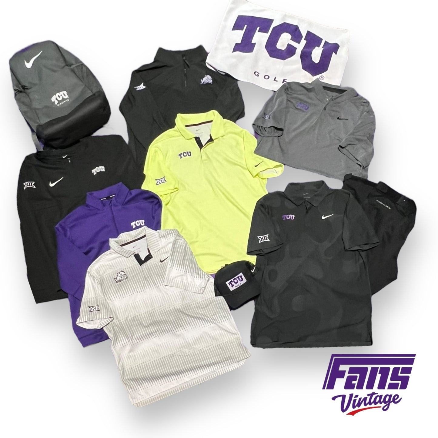 TCU Golf Team Exclusive Bundle #1 - Premium - SIZE LARGE