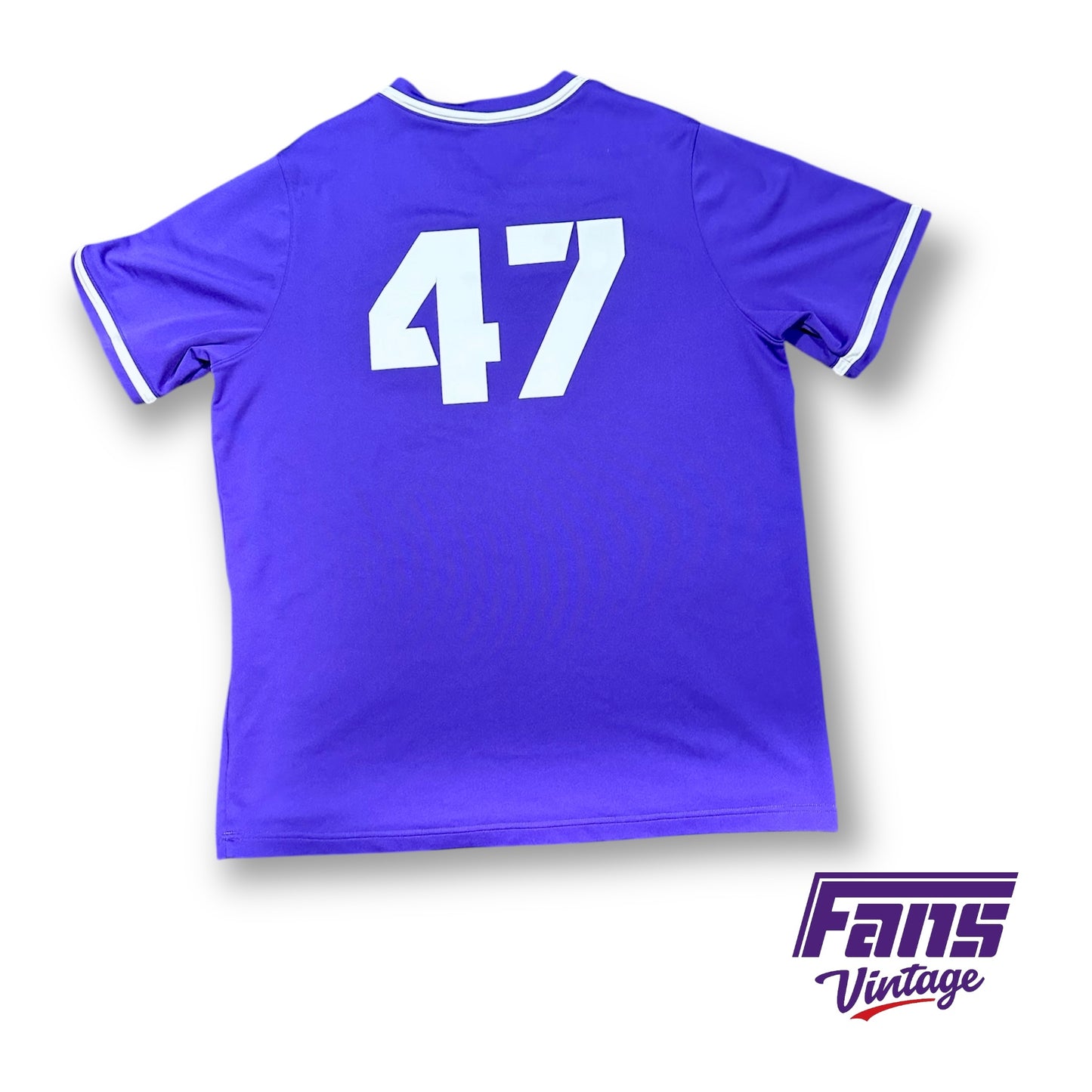 2022 TCU Baseball Game Worn Jersey - CWS Season Practice Jersey!