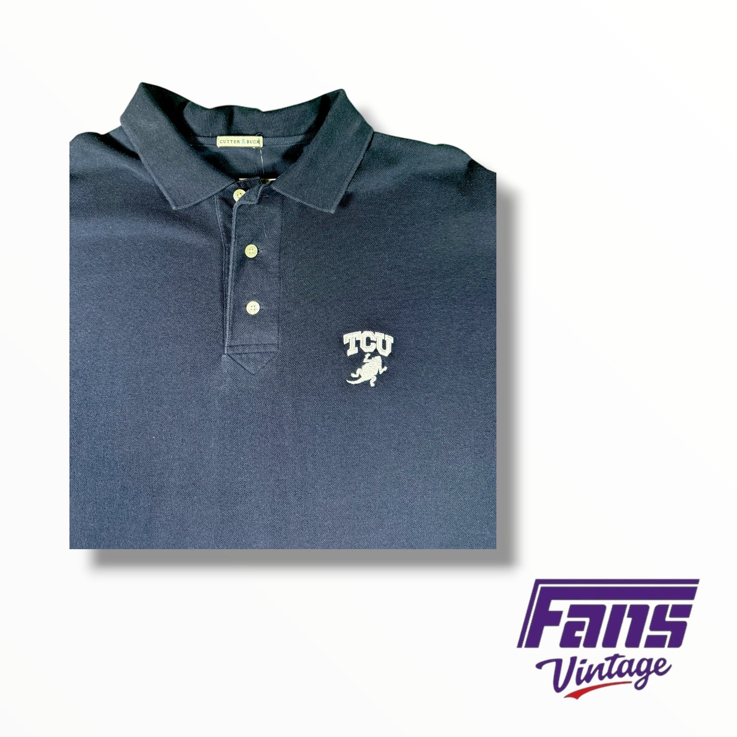 Vintage TCU Cutter and Buck Polo