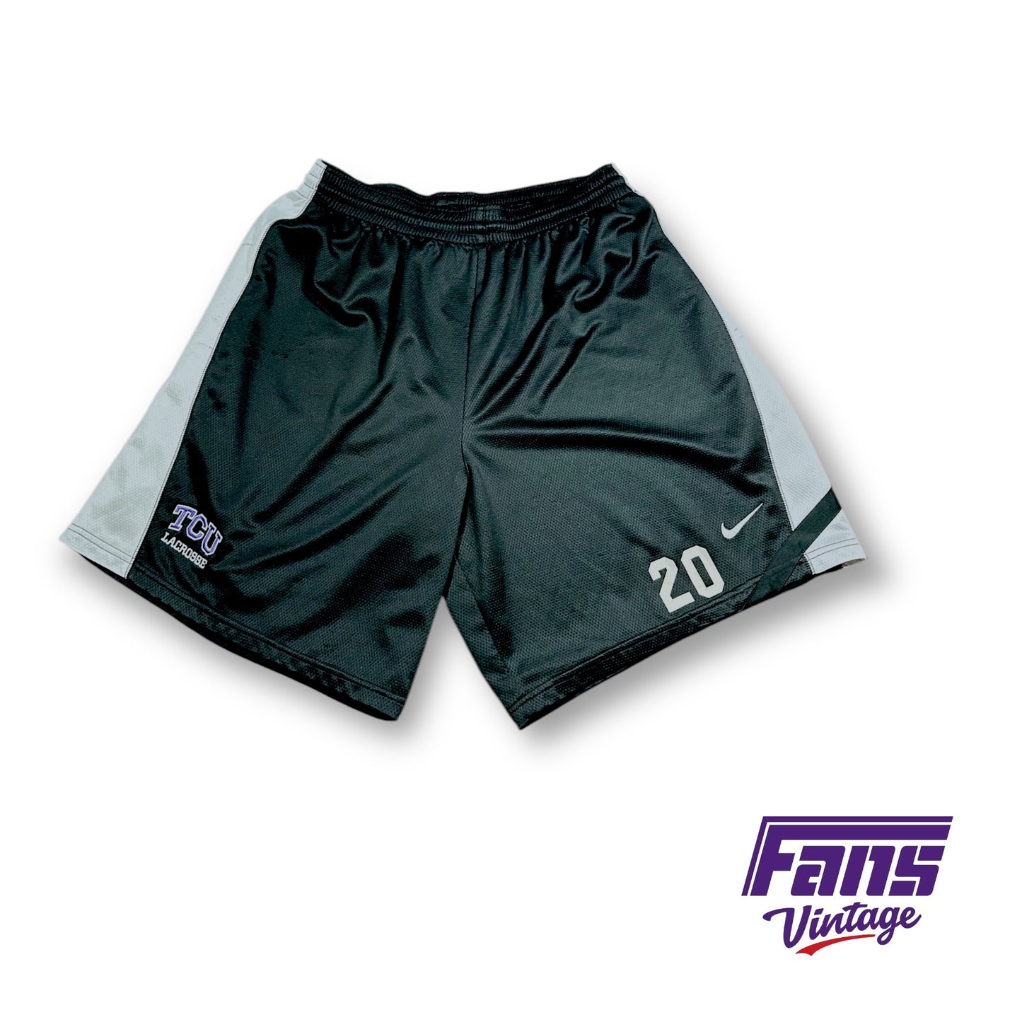 Vintage Y2K TCU Lacrosse Player Exclusive Nike Shorts