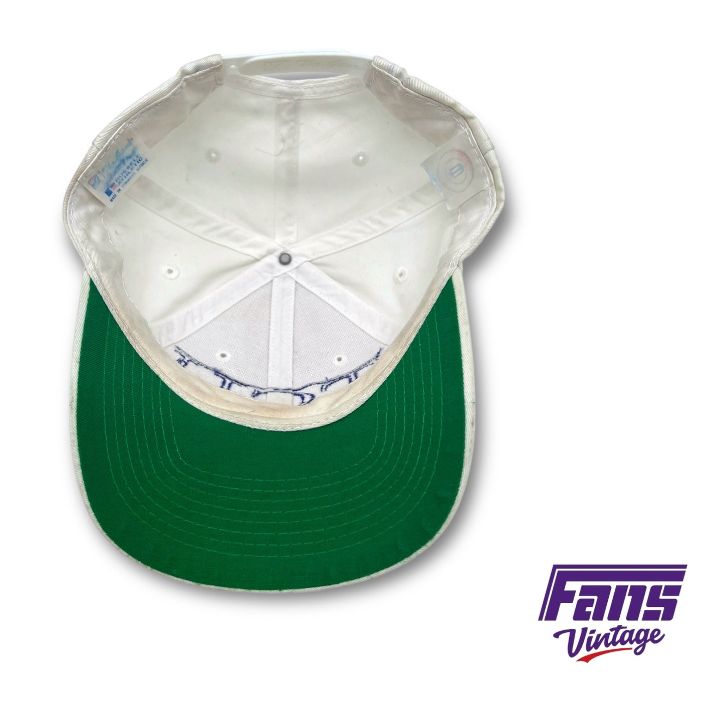 TCU Vintage 90s “The Game” Snap Back Hat - Distressed Party Beater Vibe With Throwback Split Bar Logo