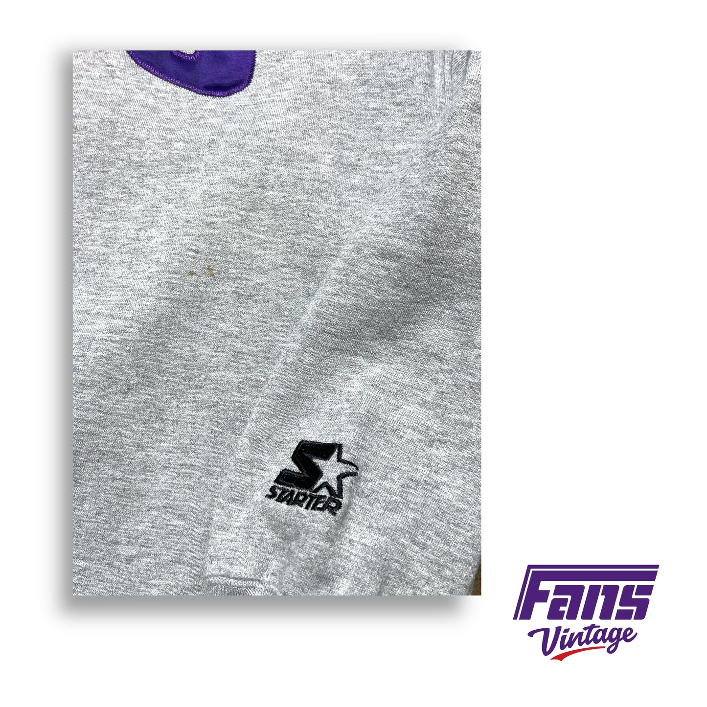 Rad Starter brand Vintage 90s TCU Sweater